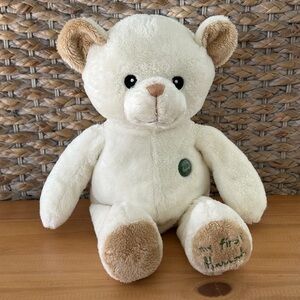 Harrods “My First Harrods” Teddy Bear Light Tan Cream/Ivory UK London 15”